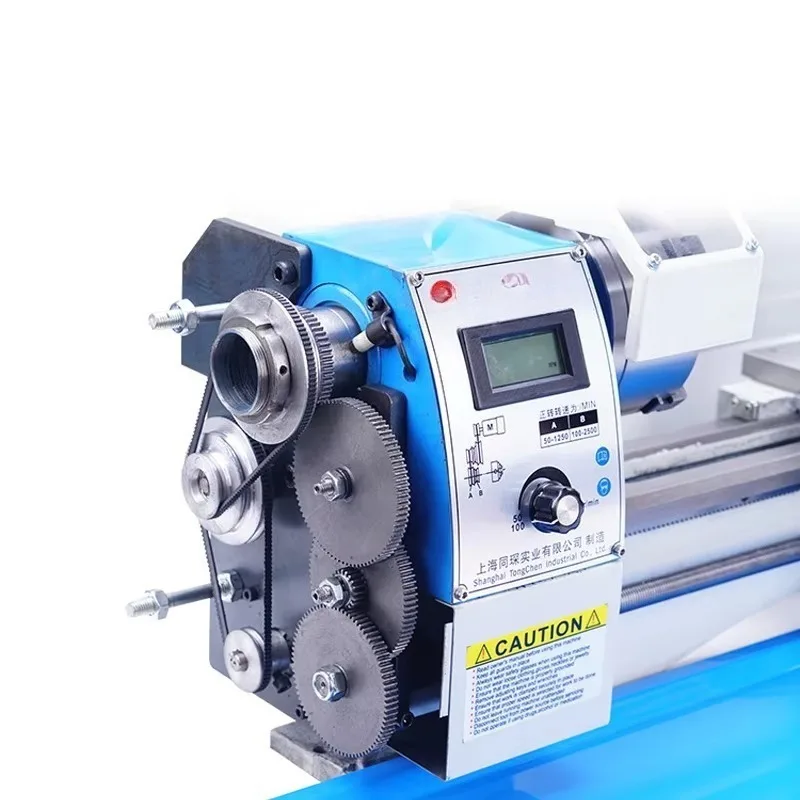800Mm 210 Dual Card Tray Mini Manual Metal Lathe Pool Club Repair Lathe with 900 Watt Brushless Motor Affordable