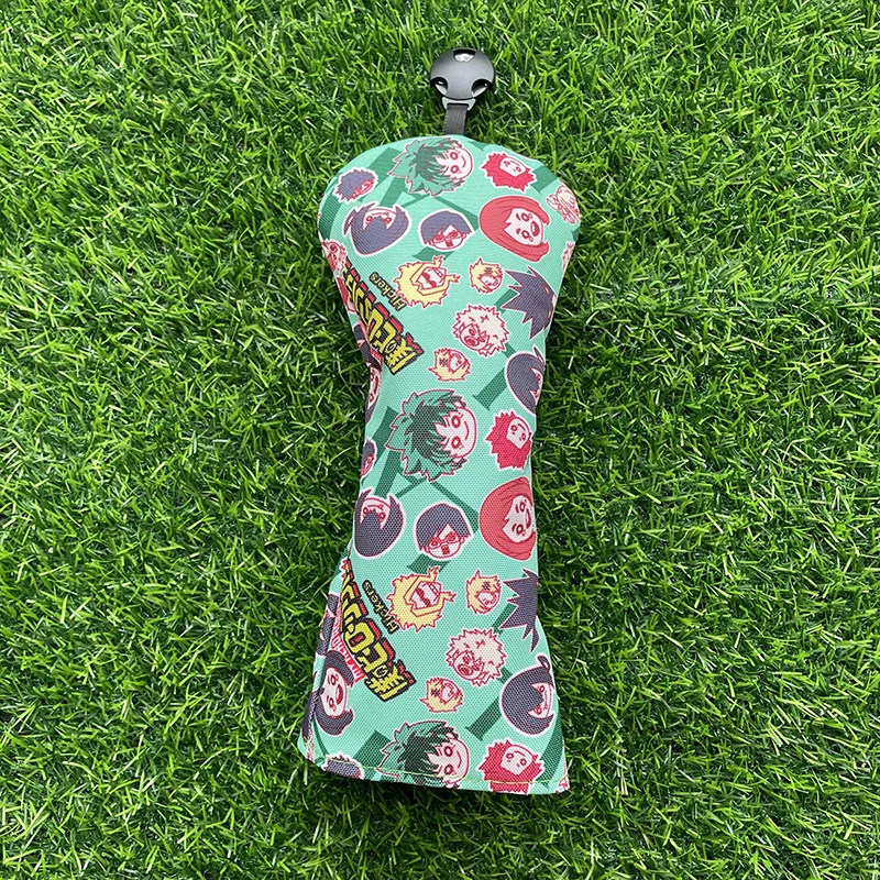 Cartoon animation Golf Club #1 #3 #5 Wood Headcovers Driver Fairway Woods Cover canvas High quality Putter Head Covers
