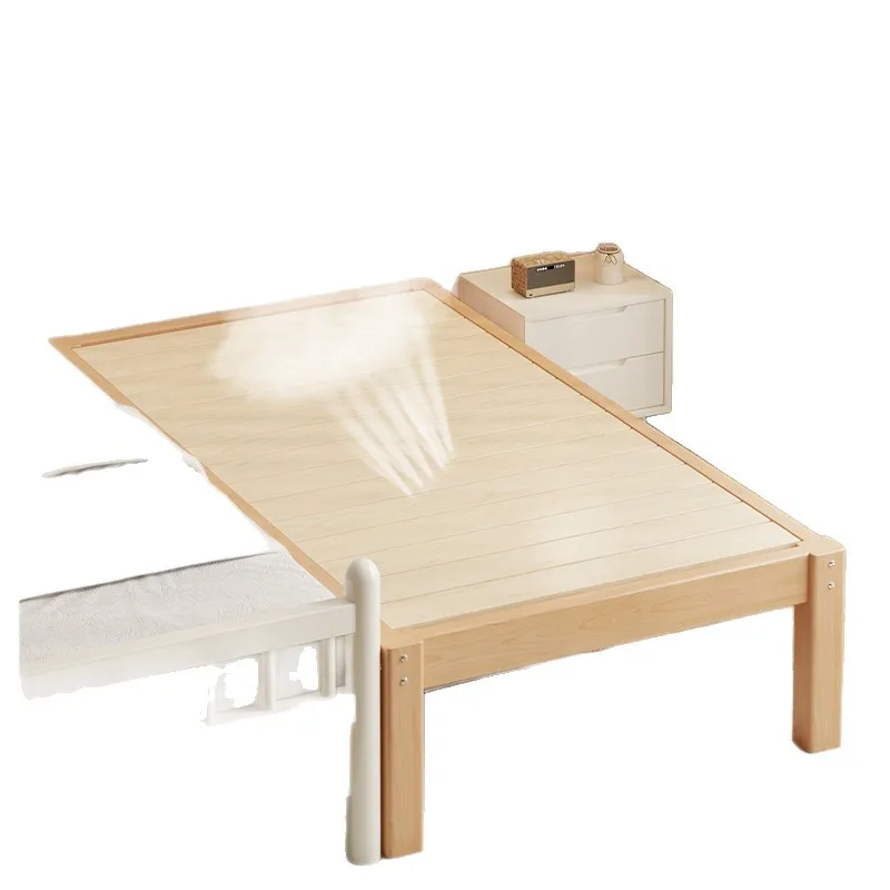 Splicing widened plane connection adult sleeping solid wood guardrail children's cot crib side splicing queen bed