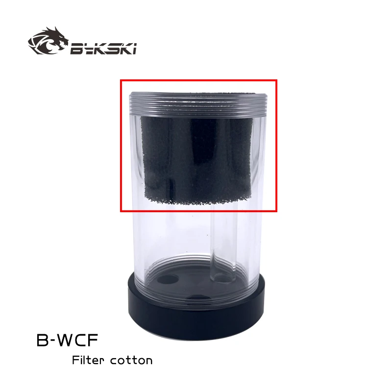 

Фильтрующая губка/хлопок Bykski B-WCF для резервуаров водяного охлаждения, для цилиндрических емкостей с внутренним диаметром 50/60 мм, для систем радиаторов ПК