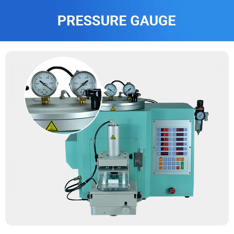 Good Quality YALI (Wax Injector) VWI-CLCD LCD  Vacuum Jewelry Workbench 3 KG Wax Capacity Stainless Steel/Iron Jewelry