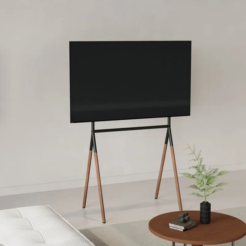 Suporte de TV do chão ao teto para sala de estar, rack de TV simples, cabide móvel de 55 polegadas, 65 polegadas, 75 polegadas