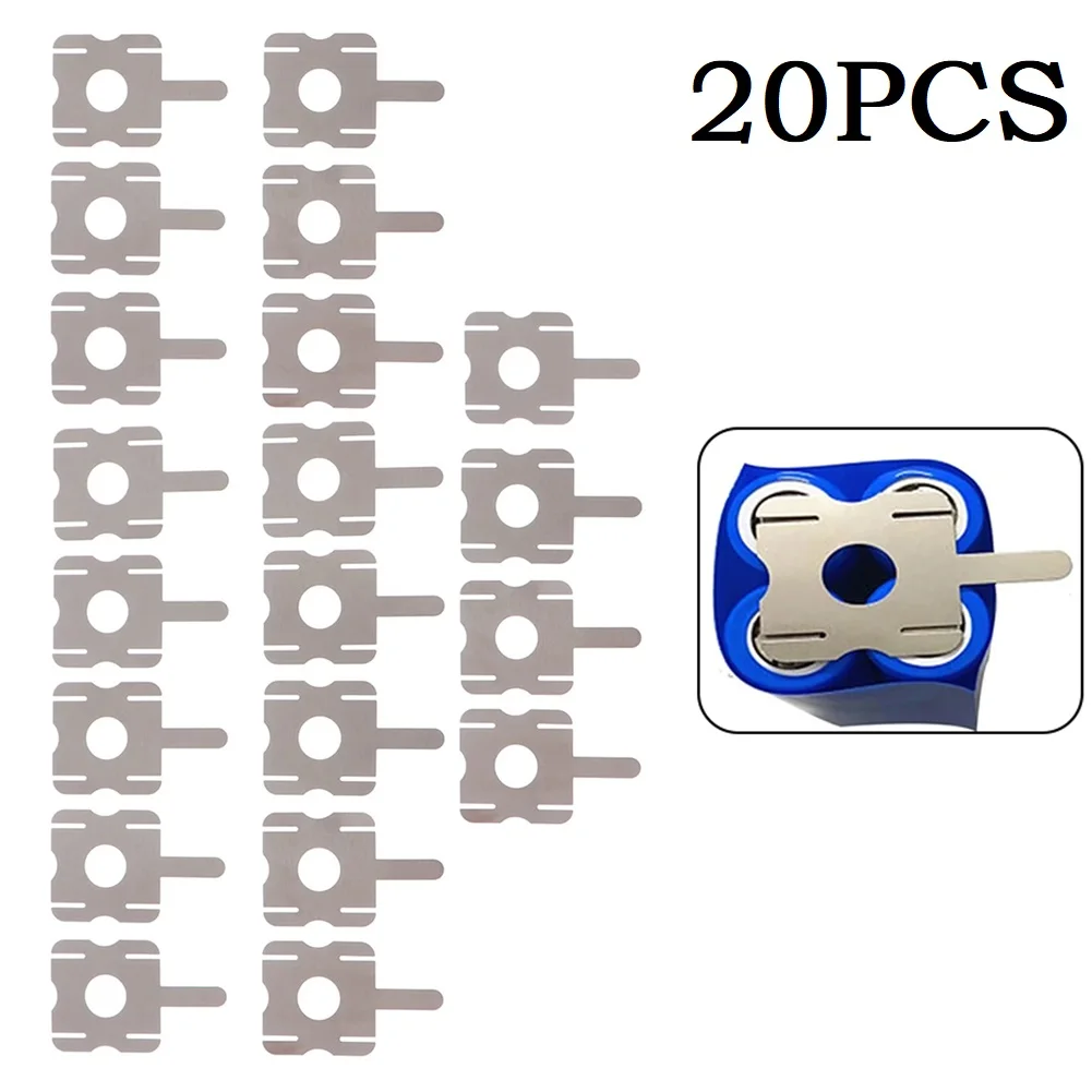 20Pcs U-shaped Nickel Sheets For Lithium Batteries Welding Nickel Sheet  Spot Welder Strip For Power Tools replacement parts