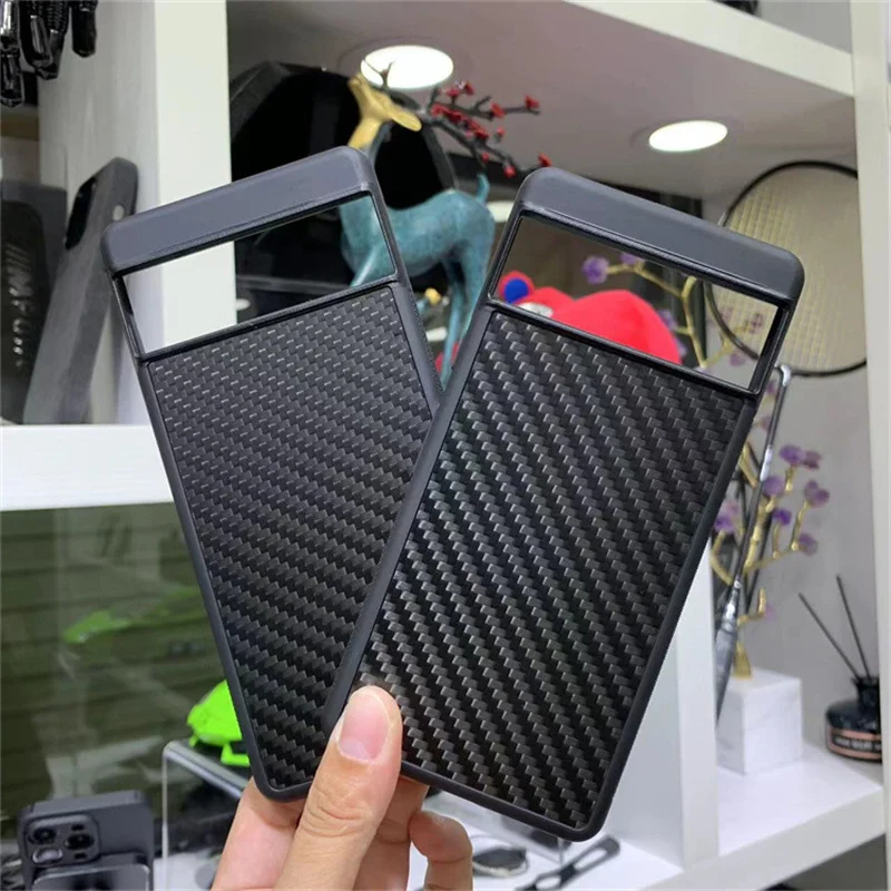 

Suitable for Google Pixel 7 phone cases. New high-end Pixel 7 Pro protective case made of carbon fiber and TPU material.