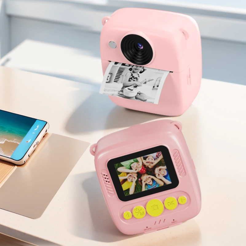 HS GoodsSHOP DIY Natychmiastowa cyfrowa kamera wideo dla dzieci Prezent urodzinowy i świąteczny dla fotografii dziecięcej