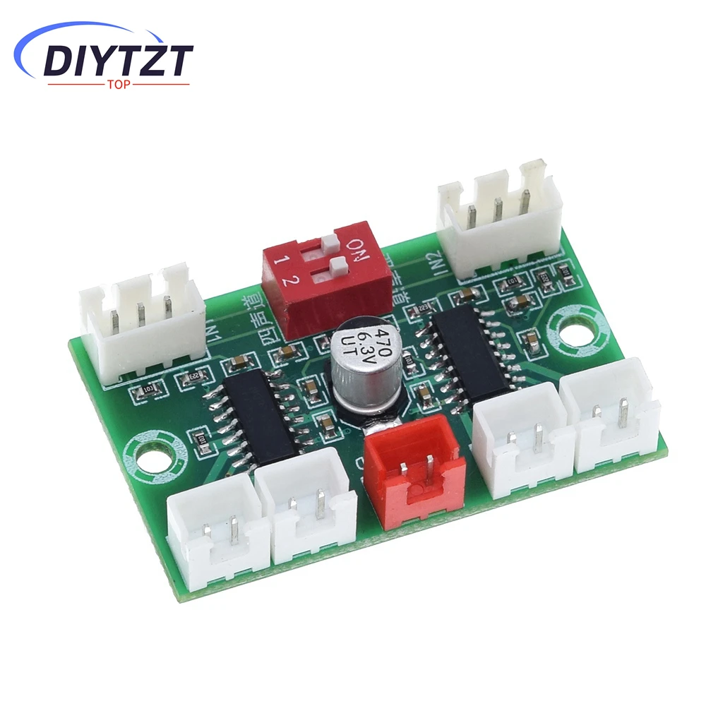 DIYTZT XH-A156  4*3W PAM8403 4 Channels mini Digital Audio Amplifier Module USB 5V Small Stereo Amp Amplifier Board