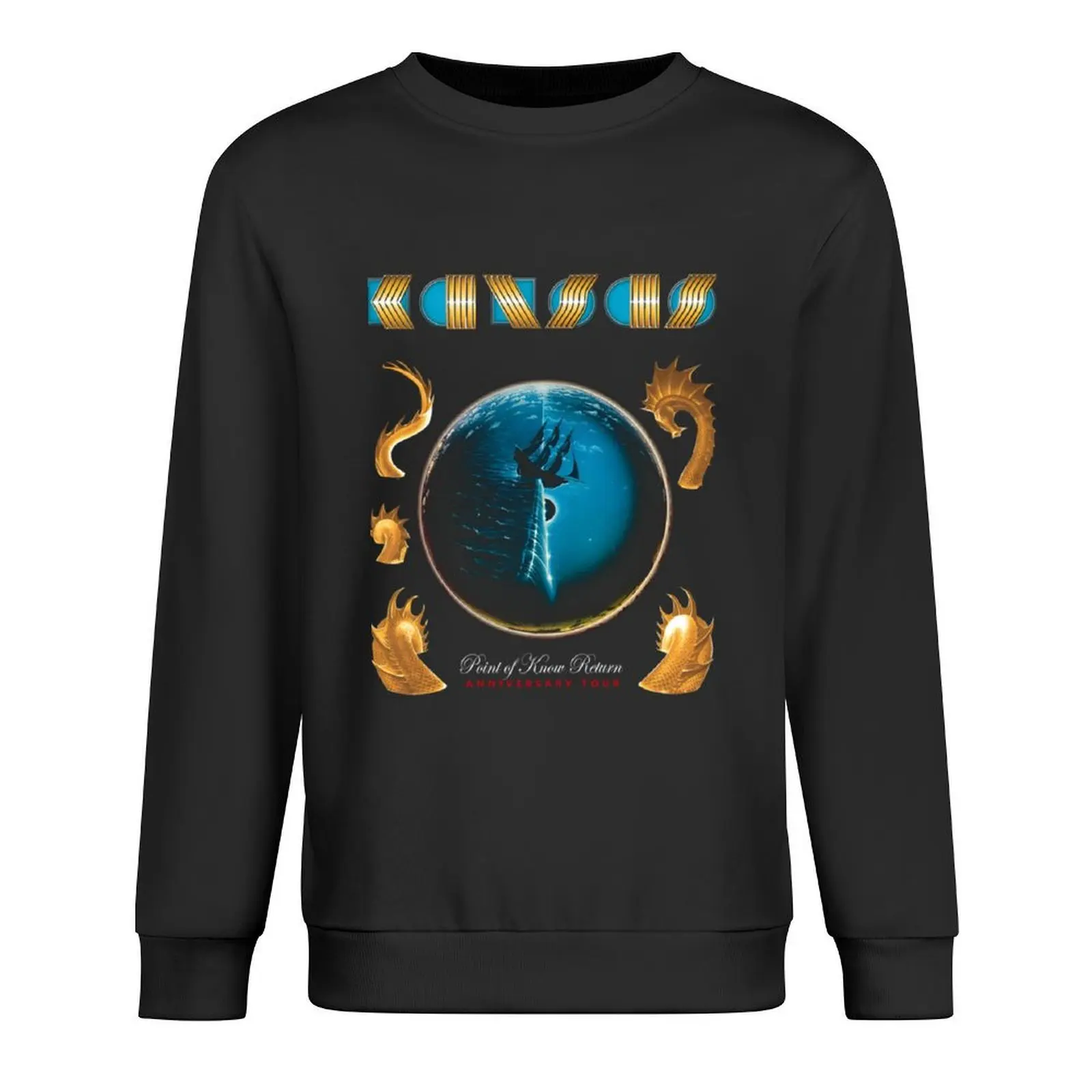

Kansas - Point of Know Return - Anniversary Tour Pullover autumn anime clothes mens designer clothes sports sweatshirt man