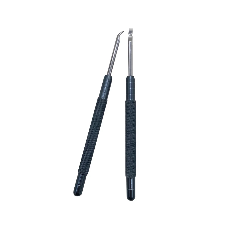 2 pezzi di strumenti per la rimozione delle mani dell'orologio in acciaio inossidabile da 4mm con strumento di sollevamento dell'ago dell'orologio a lama piatta per orologiaio