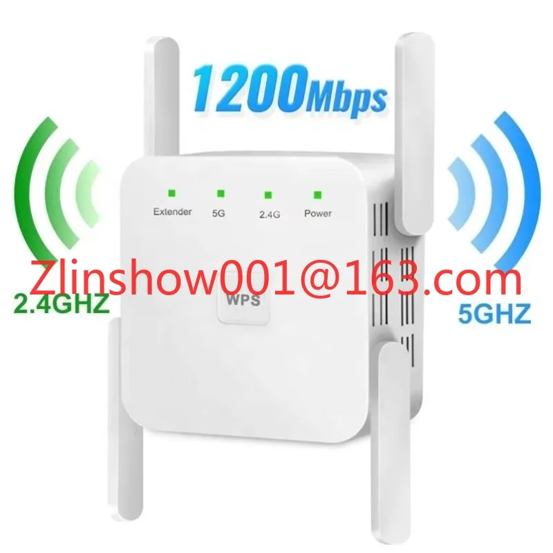 EP-AC2933S 1200Mbps Long Range Wifi Booster Antenna Wireless WiFi Repeater Dual Band 5GHz Lan Extender