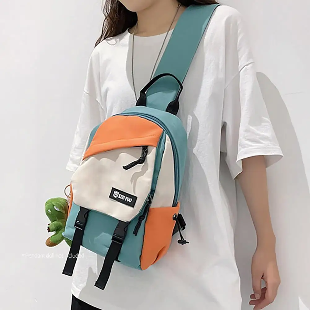 

Women Men Crossbody Bag Large Capacity Multifunctional Leisure Sports Chest Pack Student Shoulder Bag for Outdoor Sports