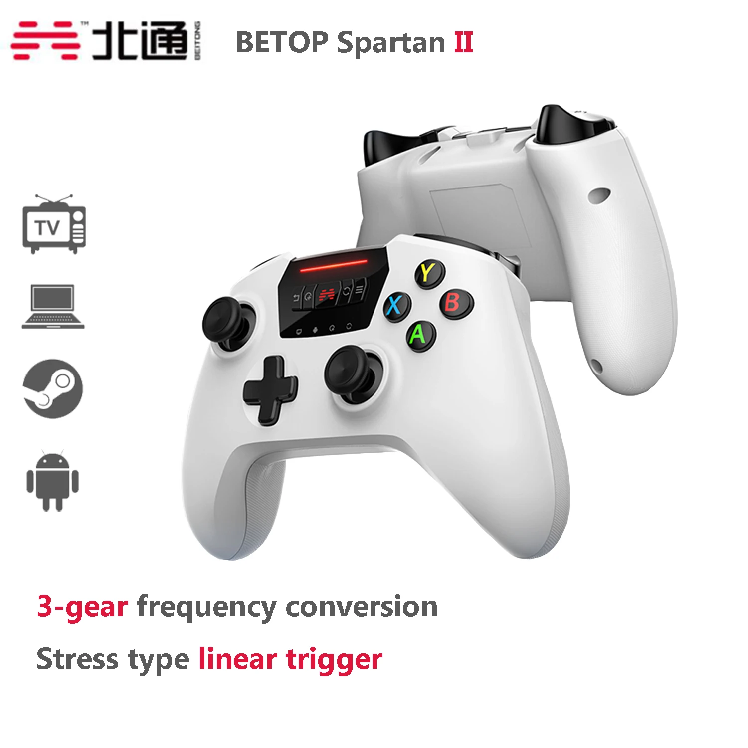 Original Betop Gamepad Spartan 2 Game Controller USB 2.4G Wireless Gamepad Game Controller Game Joystick For PC Steam Android TV