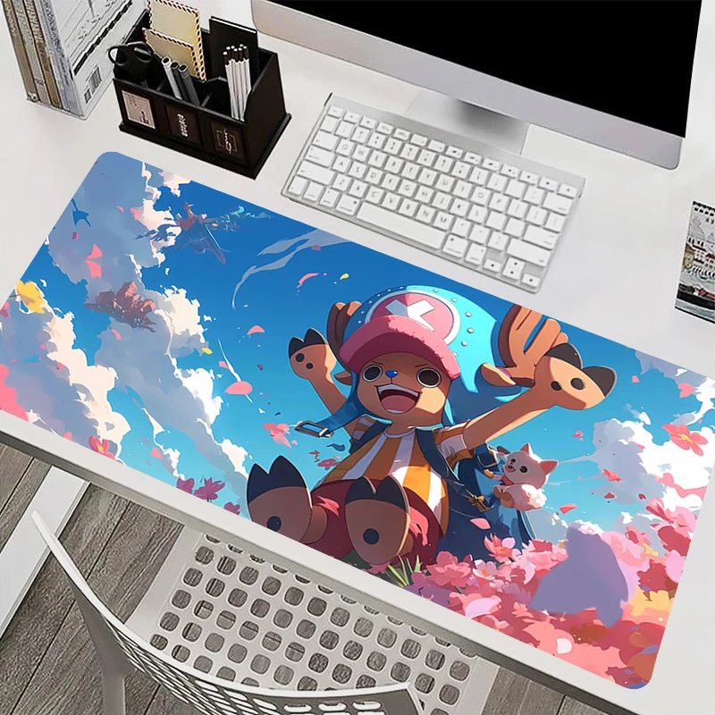 

Mousepad Laptop Office Cabinet Keyboard Pad PC Desk Mat One Piece Tony Tony Chopper Large Mouse Pad Non-slip Rubber Extended Pad