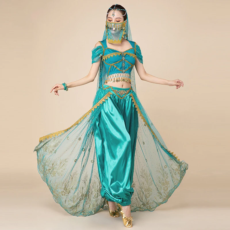 

belly dance costume with pants Dancing Costumes Oriental Belly Dance Wear Pant Multi Colors Bollywood Dance Suit