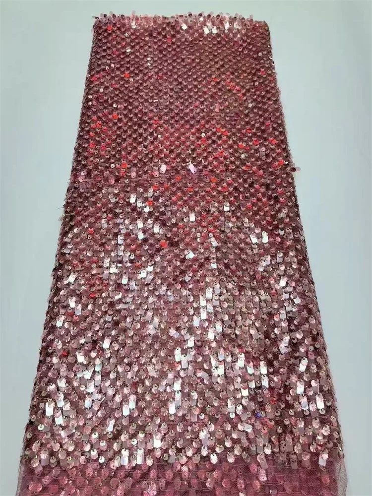 ที่ละเอียดอ่อนโหมดล่าสุด ln 2025 ลูกไม้ผ้าไนจีเรียคุณภาพสูงSequinsลูกไม้Tulleผ้าสําหรับผู้หญิงPartyผ้าโดยYard