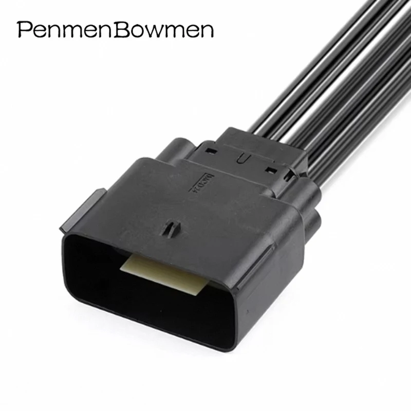 1 Set 16 Pin Car Oil Pump Radar Fog Light Plug Engine Electrical Cable Connectors Female Male Wire Harness 34985-1601 34986-2144
