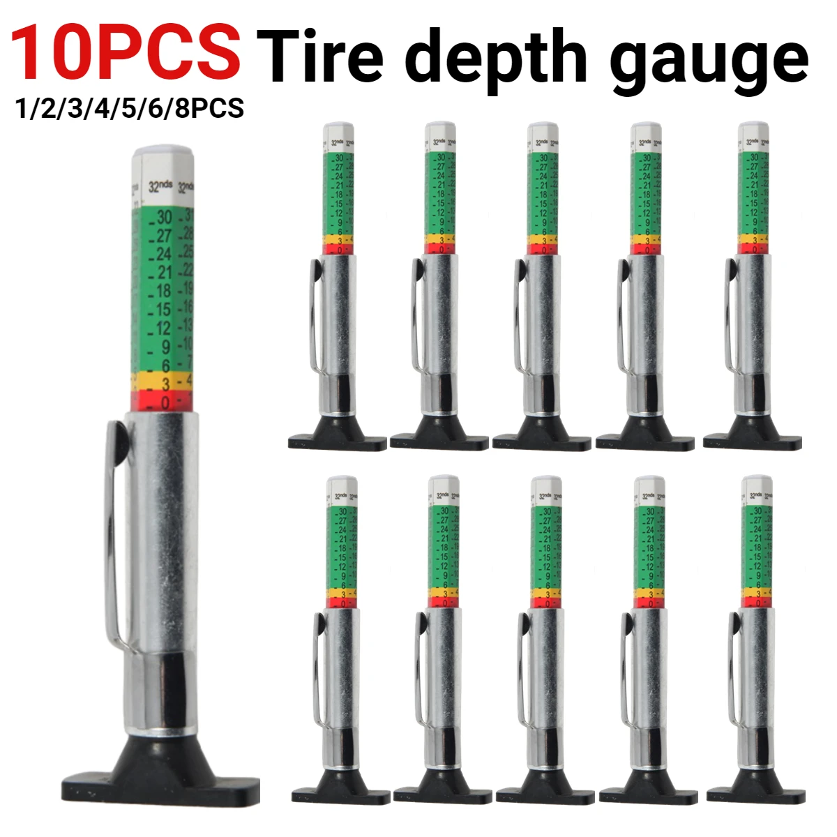 

1-10 шт. 25 мм Автомобильный измеритель глубины протектора Шин Измеритель Толщины штангенциркулей измерительная система обнаружения износа шин измерительный инструмент