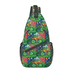 Benutzer definierte lässige Albert Hoffman LSD Fahrrad Tag Schulter taschen Männer Säure Blotter Party Brust Cross body Rucksack Schulter Tages rucksack