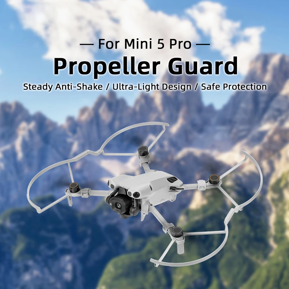 For DJI MINI 5 PRO Quick Release Propeller Guard Reusable Anti-Collision Drone Bumper Shield Prevent Scratch Accessories