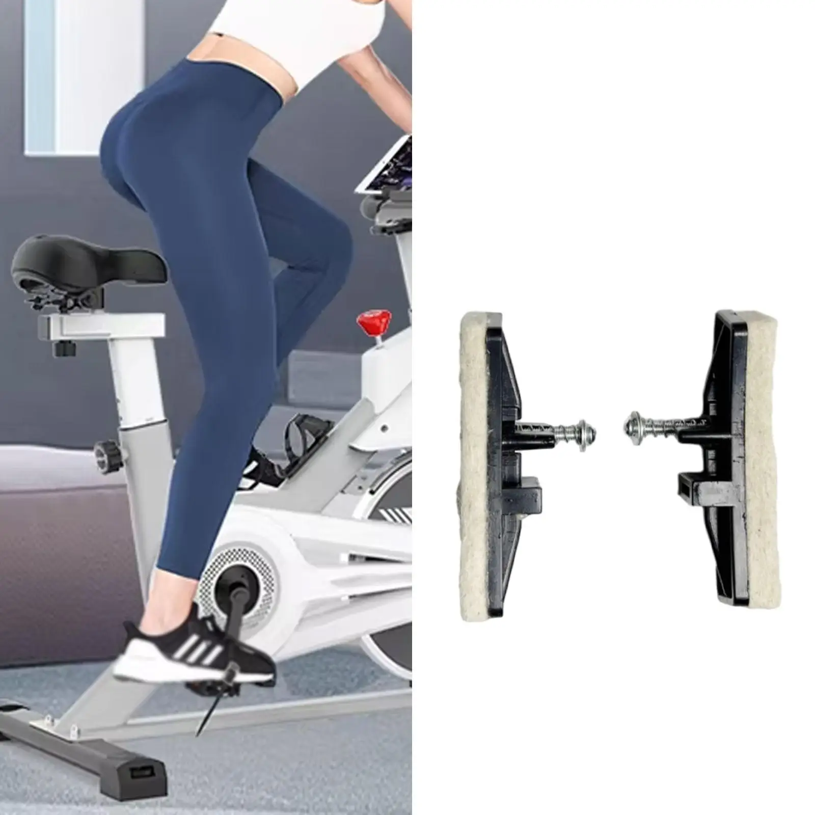 

Велосипедные тормозные колодки, прочные стационарные детали велосипеда для тренировок в домашнем тренажерном зале