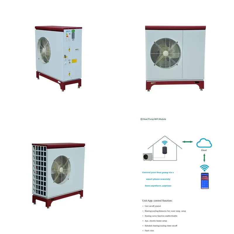 AP01 10KW Air Source Heat Pump Water Heater with Smartphone App Control for Smart Home Systems