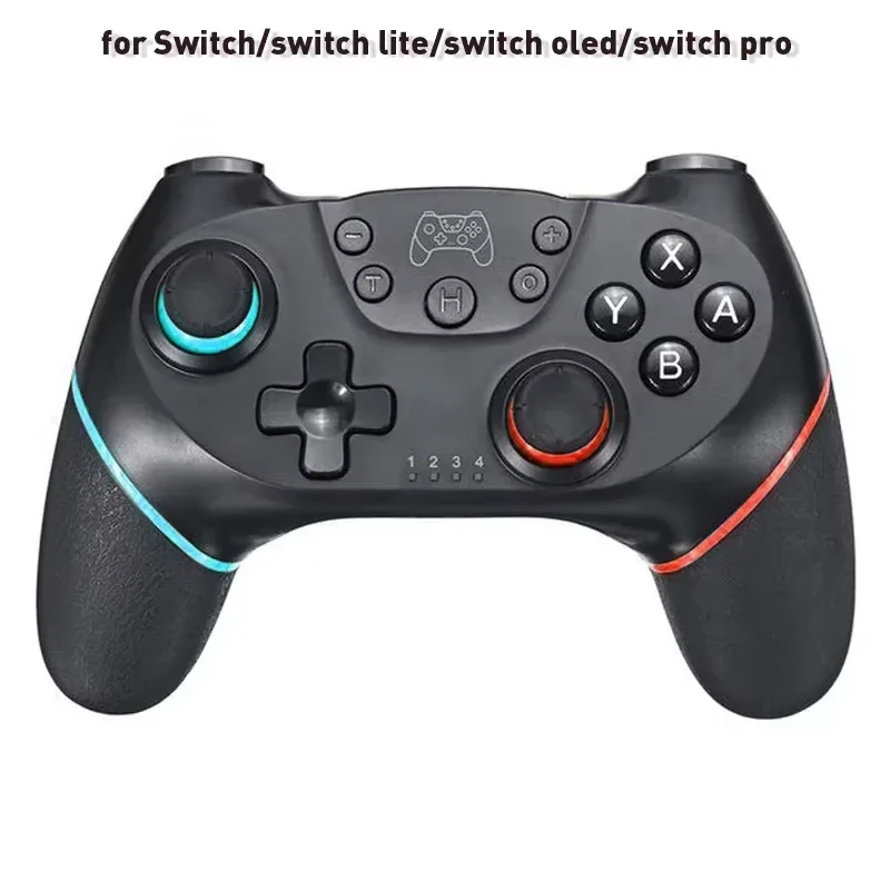 DATA FROG Contrôleur sans fil pour Switch/NS Lite/PC - Manette de jeu turbo réglable à vibrations à 6 axes