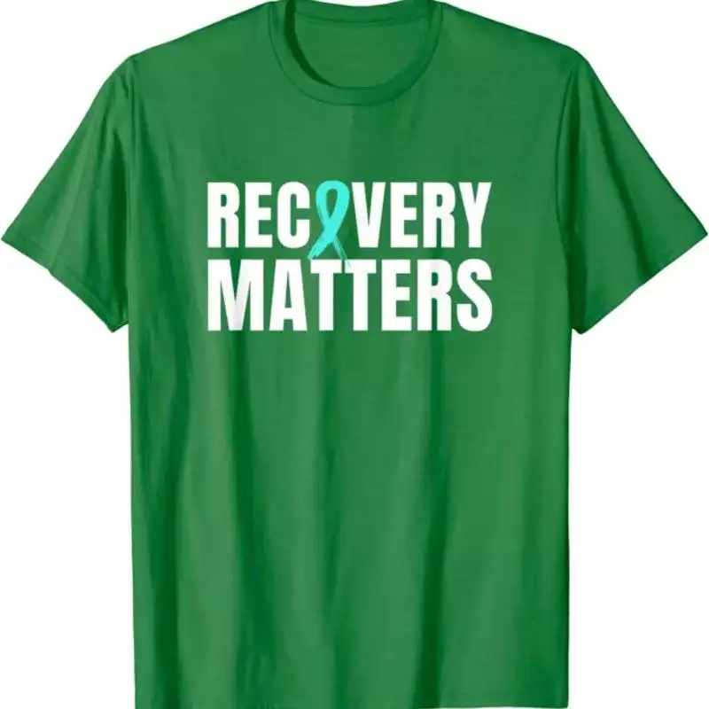 

Womens Recovery Matters Addiction Awareness T Shirt