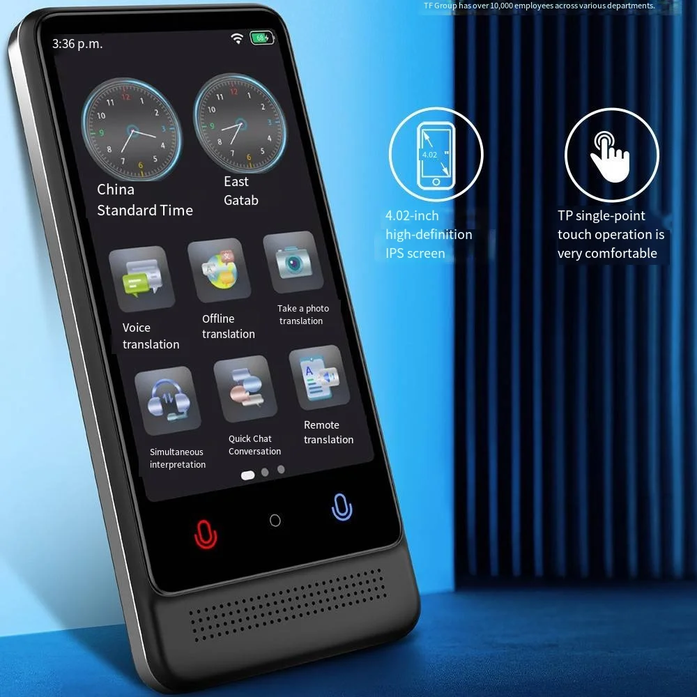 

New M12 Portable Language Translator - Real-Time Smart Voice Translator With 22 Offline Languages Support