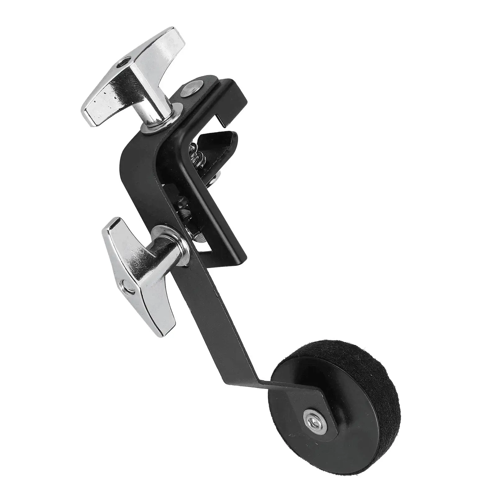 External Clamp on Mute Musical Parts Metal Felt Drum Mute for Snares Tom