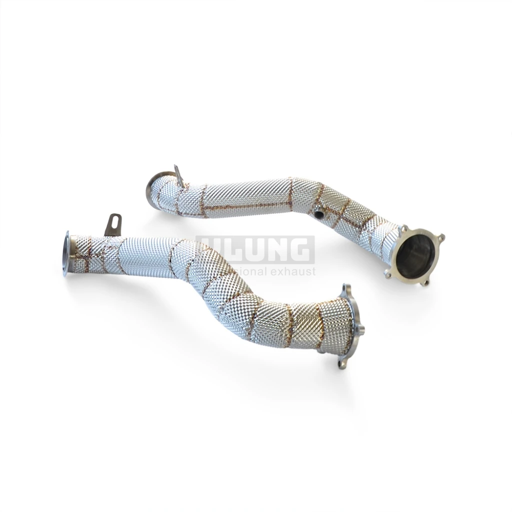 exhaust Downpipe For MCLAREN 720 720S 4.0T 2019-2023 Stainless Steel Performance Catless Exhaust System