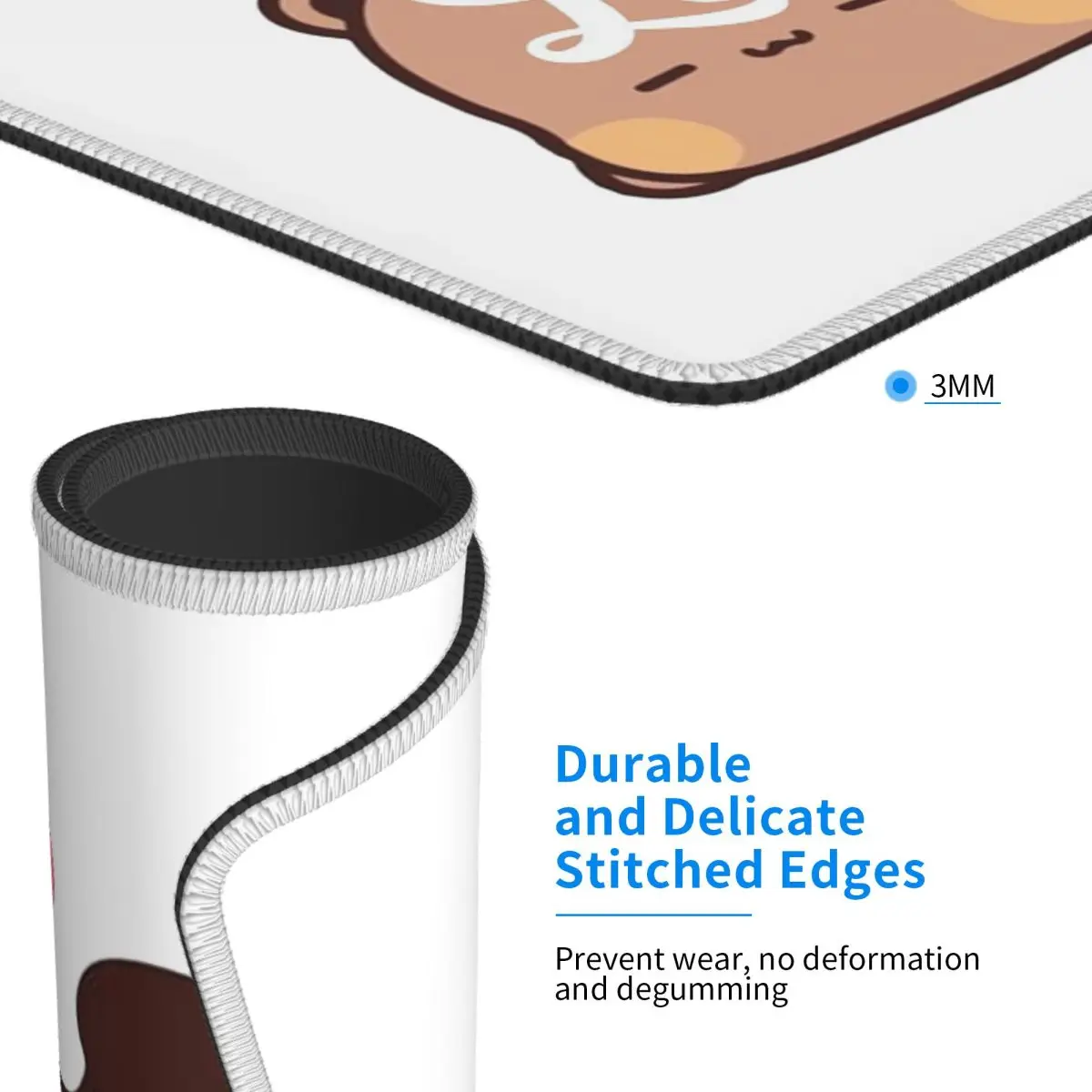 الدب والباندا Bubu Dudu بالون ماوس الوسادة الكمبيوتر لوحة المفاتيح ماوس حصيرة الألعاب الكمبيوتر المحمول مكتب حصيرة مكتب الملحقات الجدول الحصير