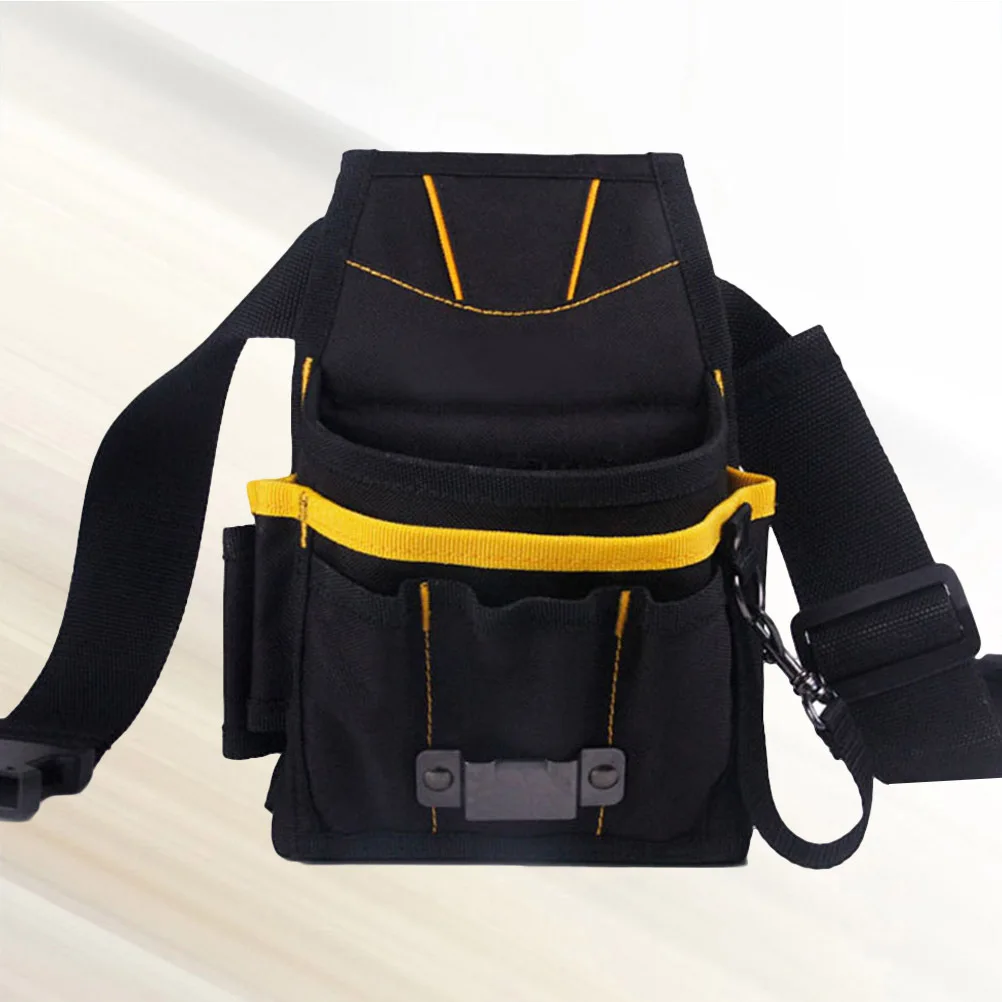 1 قطعة حقيبة الخصر حقيبة أدوات متعددة الوظائف أكسفورد تخزين القماش سعة كبيرة خفيفة الوزن عامل مجموعة أدوات حقيبة الترقق سيارة