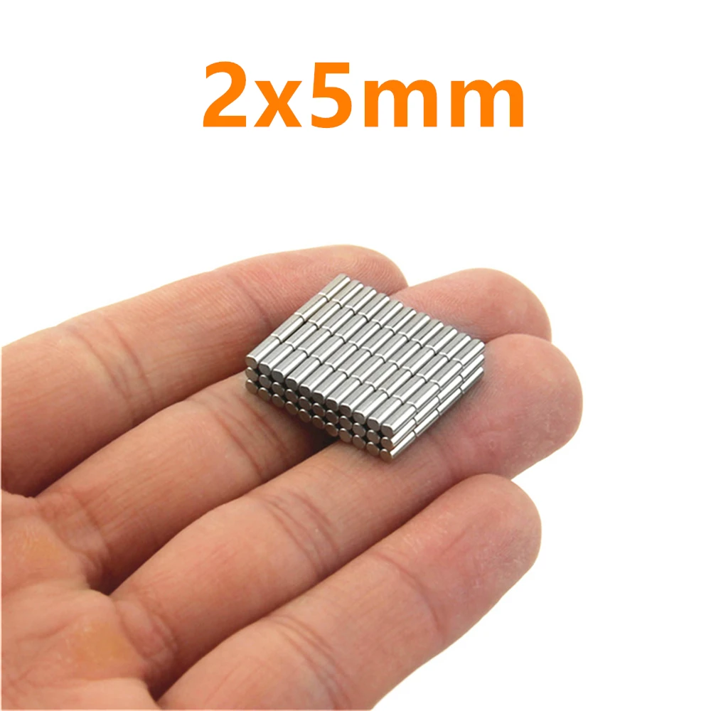 

5000pcs Strong Round 2*5mm N35 Rare Earth Neodymium Magnet Art Craft Fridge 2x5mm