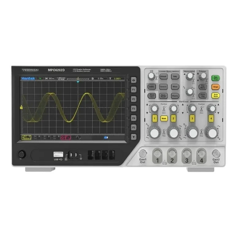 

MPO6204D 4 channel 200MHz Digital Storage Oscilloscope