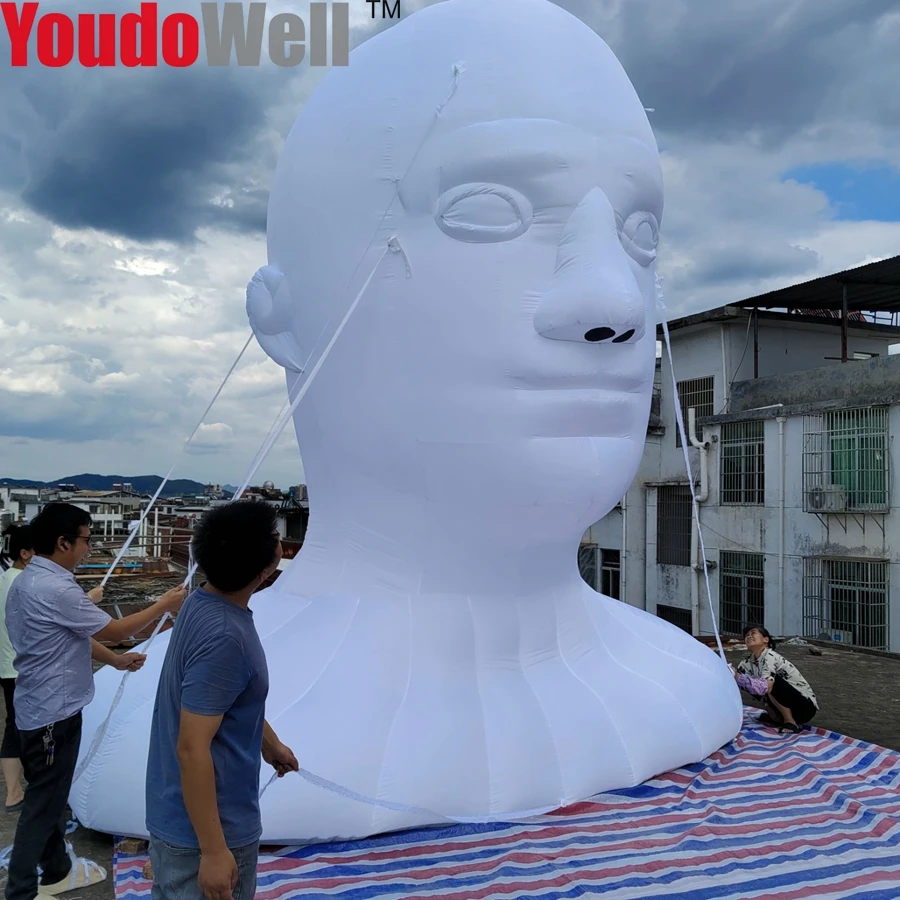 Huge Inflatable Human Head Bouncer for Events and Exhibition Halls