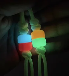 1 piece MackWalker Handmade Luminous Pendant Bead Rope EDC Umbrella Rope Pendant Knife Pendant Lanyard Pendant Beads