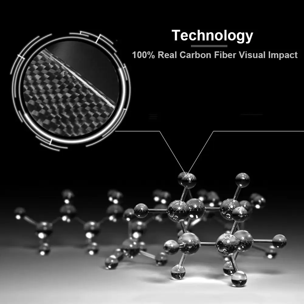 For Volkswagen VW Golf 7 Mk7 GTI carbon fibre interior storage box switch decorative stickers car modification accessories