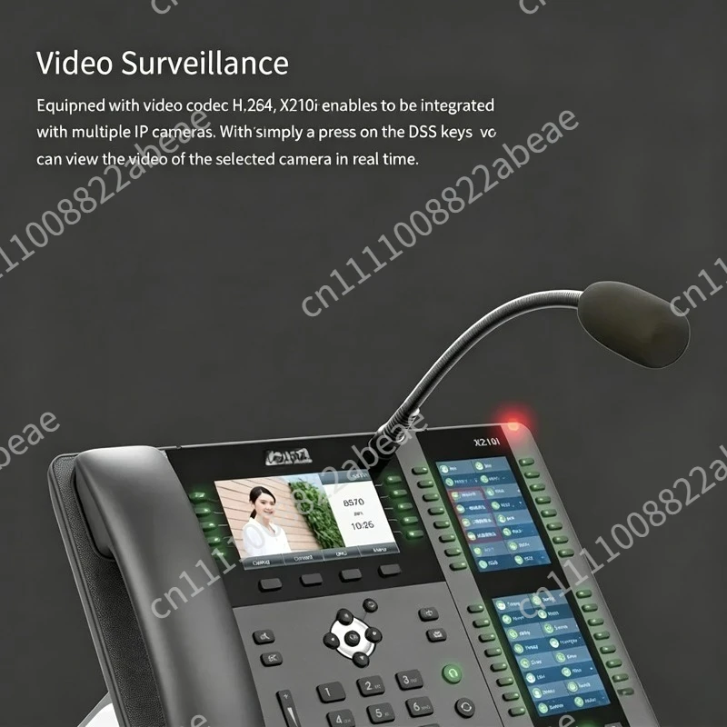 For X210i high-end enterprise high-quality IP phone with 20 SIP lines POE