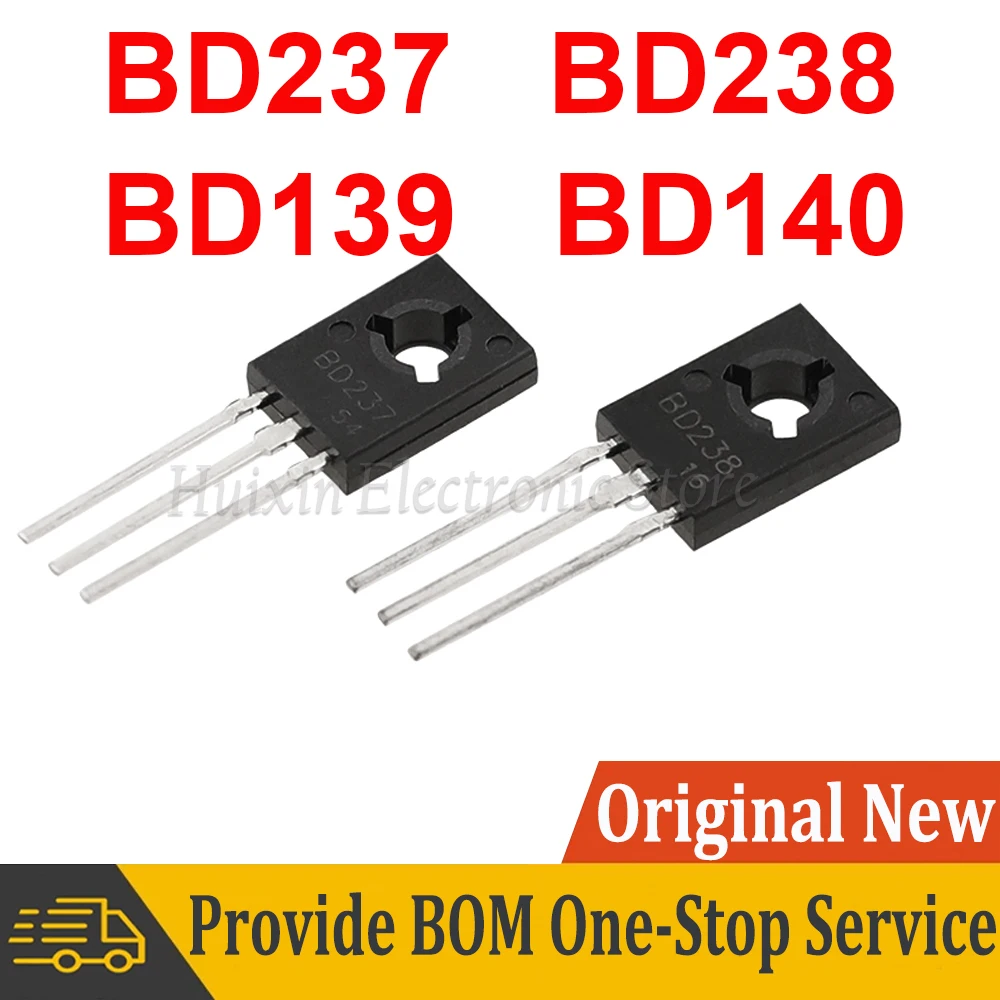 10pcs BD237 BD238 BD139 BD140 TO-126 Transistor Power In Stock NEW original IC