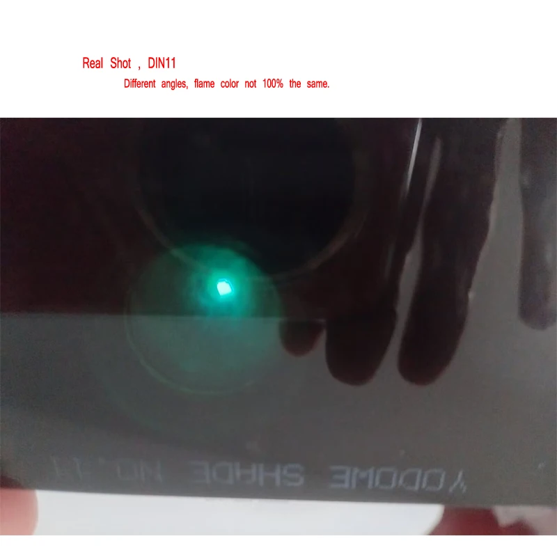 2pcs/Lot Welding Black Glass Filter Lens Green/Blue Flame Goggles ARC Masks Filters DIN9 DIN10 DIN 11, 12 Shipping Free