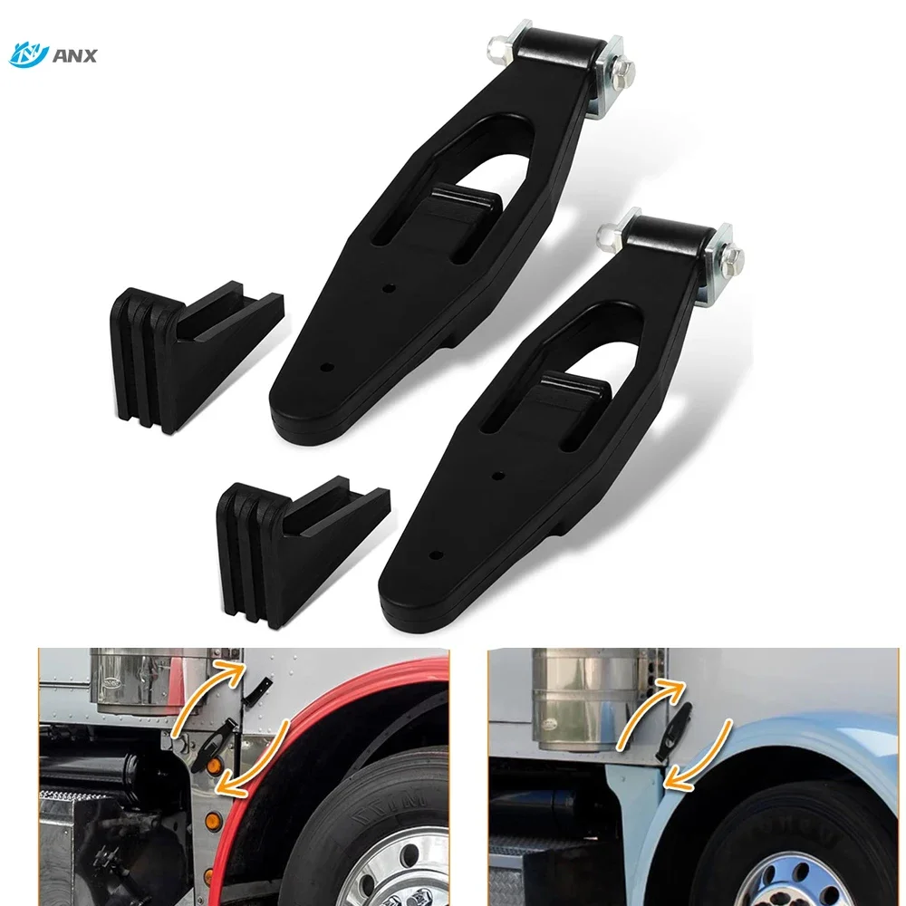ANX para Peterbilt Kenworth Base de pestillo de capó para Peterbilt 357 367 377 378 379 388 389 y Kenworth T300 T600 T800 W900 Peterbilt