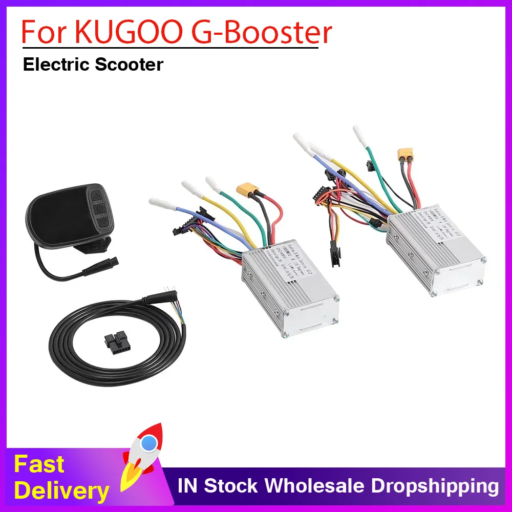 

E-Scooter 48V 1000W Dual Drive Motor Controller with LCD Display Dial Accelerator for KUGOO G-Booster Electric Scooter Parts