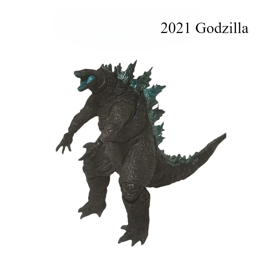 

2021 Movie Version SHM Godzilla Vs. King Kong Drop Resistant Desktop Decoration Ornament Doll Children Toys Boy Festival Gifts