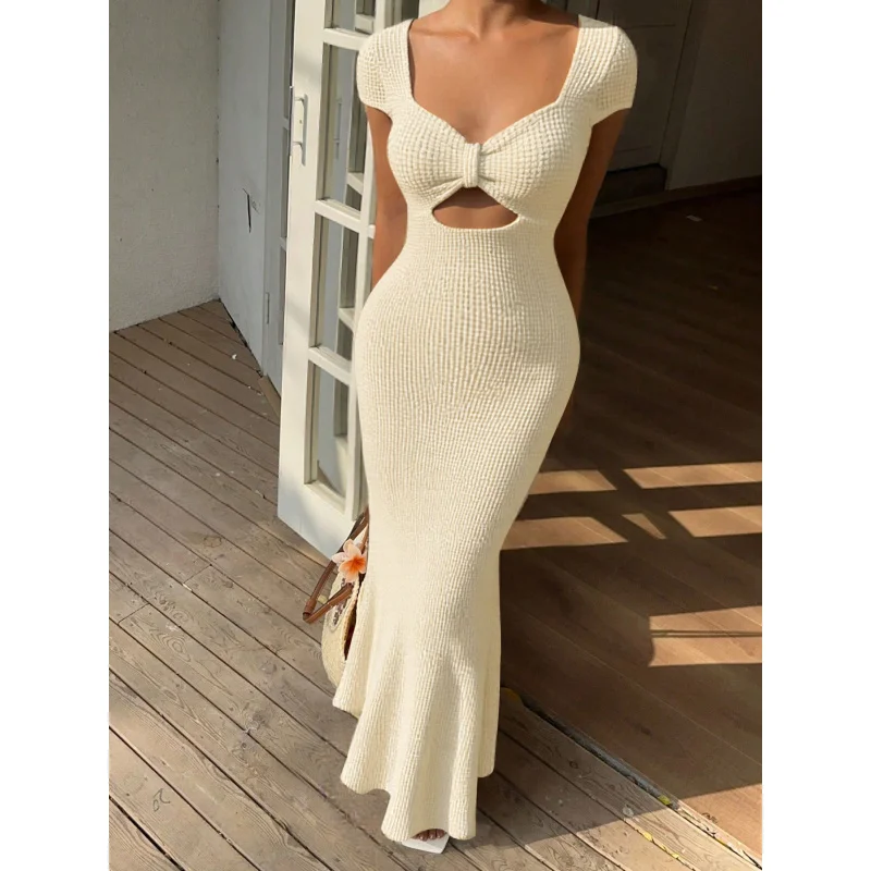 

sheinIndependent Station Women's French Style Socialite Sexy Dress Party Elegant Long Dress