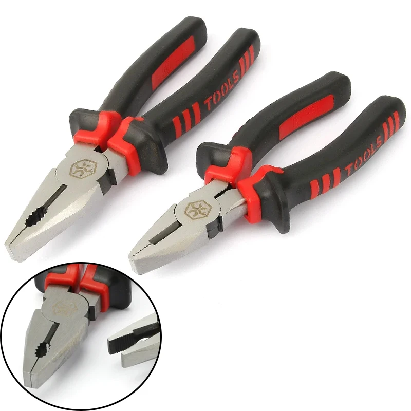 Industrial Grade Crv Wire Cutter Wire Plier 1Pcs Hardware Tools Hand Pliers Tiger Pliers 6/8 Inch