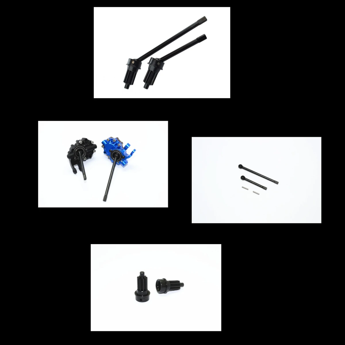 

GPM STEEL #45 CVD FOR FRONT For 1/10 TRX4 DEFENDER TRAIL CRAWLER-82056-4