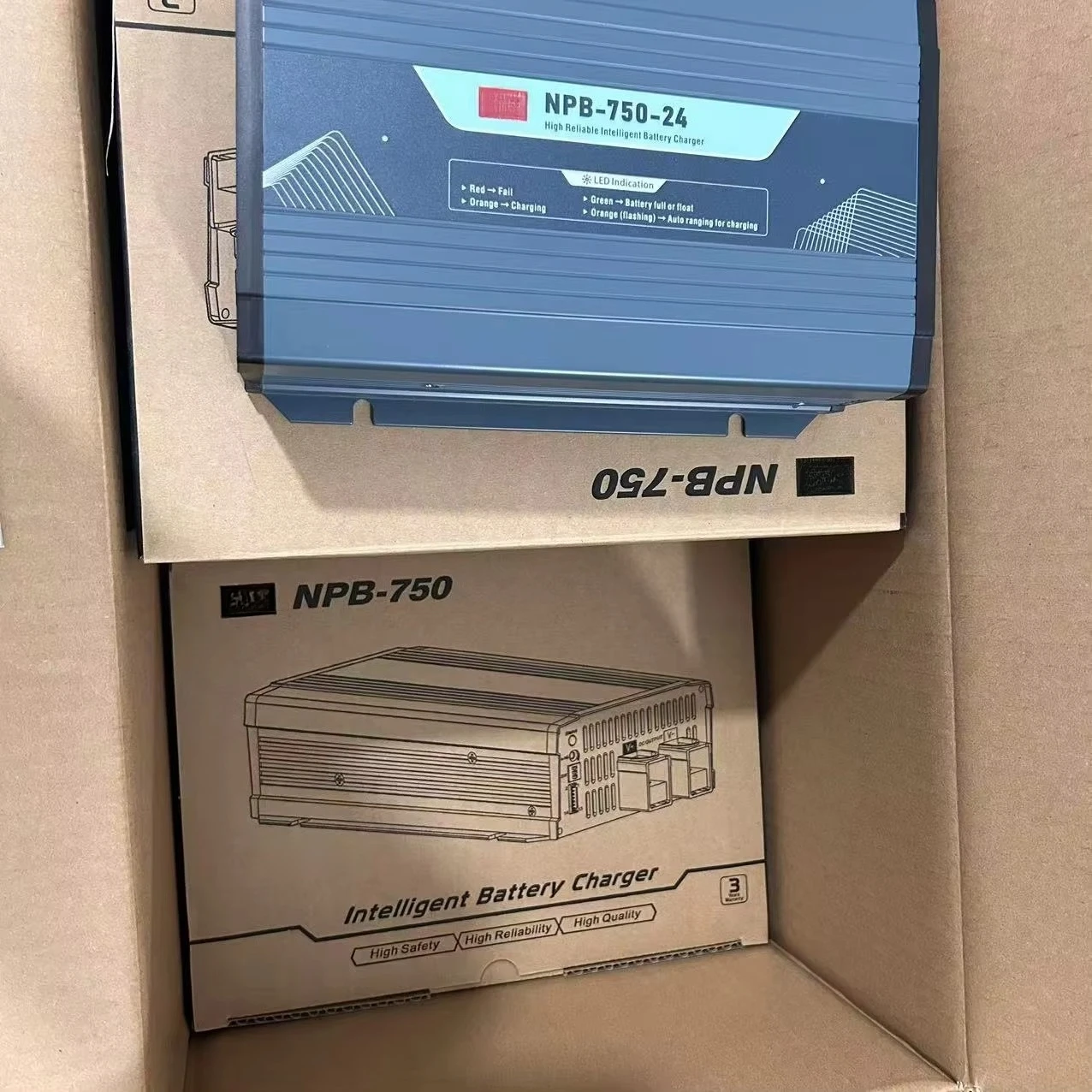 NPB-750-24 شاحن الجهد القابل للتعديل يعني جيدا NPB-240-24 27.6 فولت شاحن بطارية سكوتر كهربائي 24 فولت #3