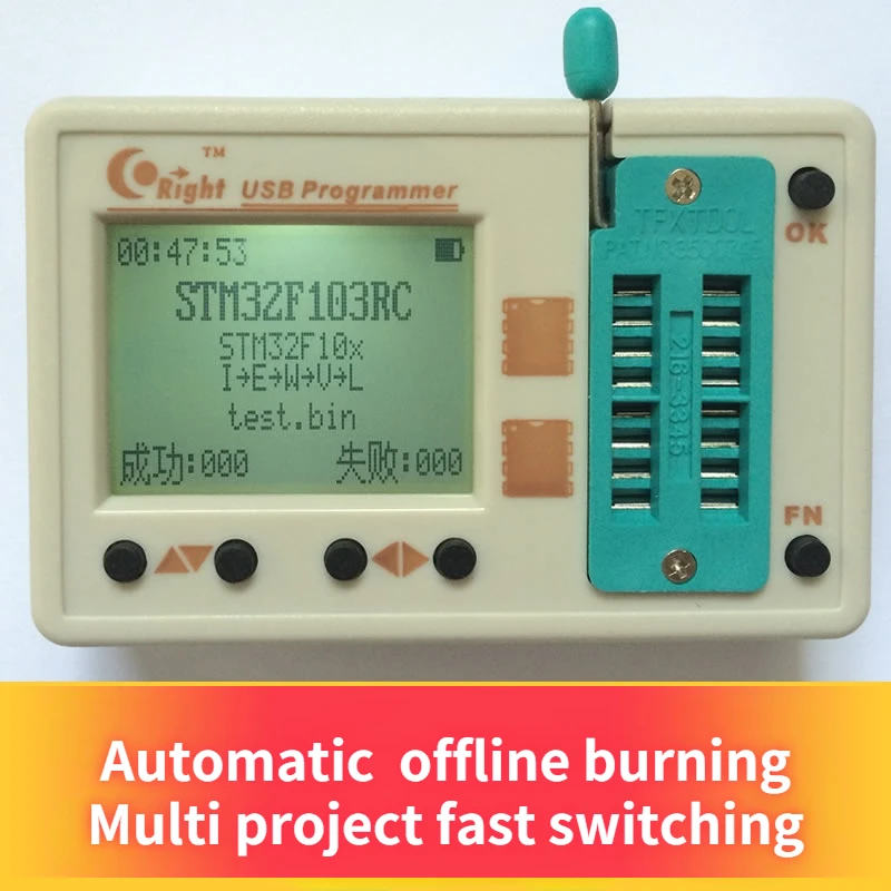 Skypro ii Eeprom Flash Avr Stm32 Stm8 Programador Offline Queimador