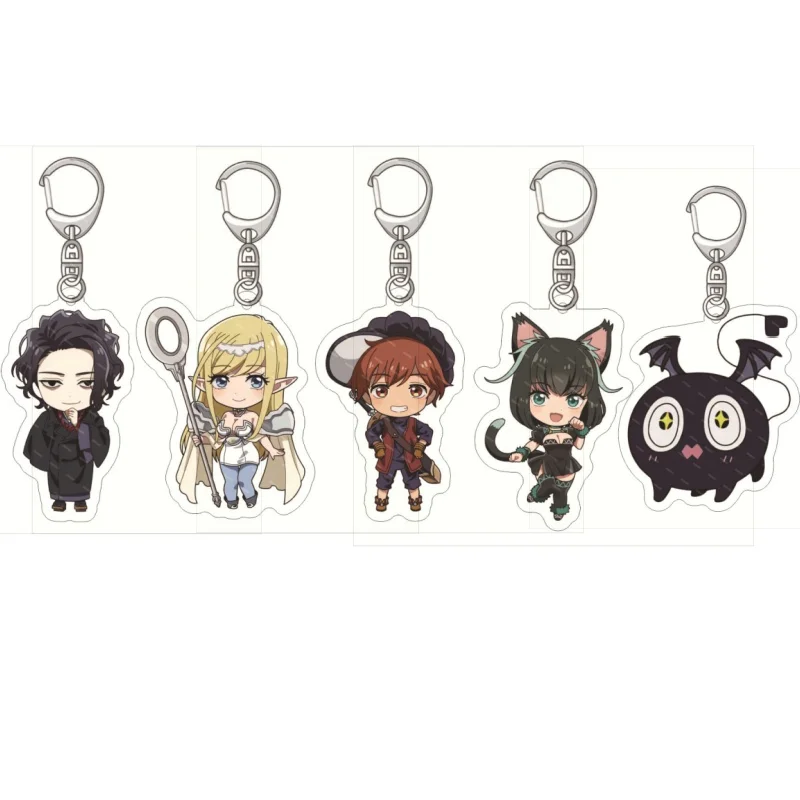 Cute Anime Is It Wrong To Try To Pick Up Girls In A Dungeon Keychain Jewelry Original Car keychain Accessories Firgures Gift