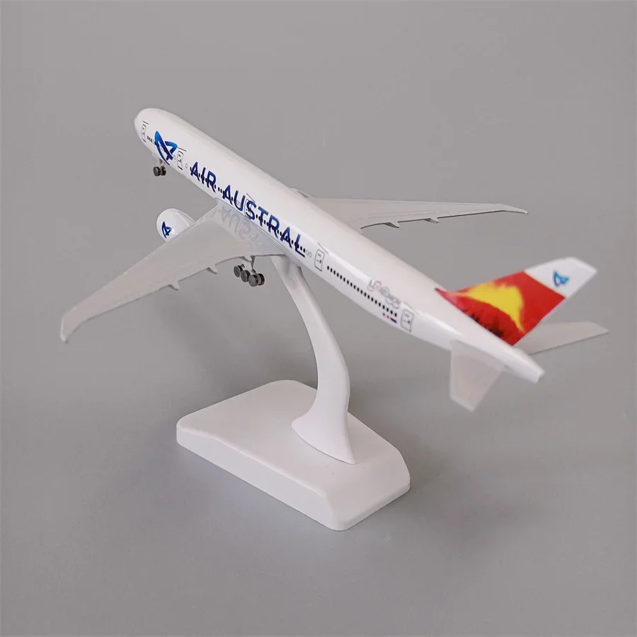 19cm Air Austral Airlines Boeing 777 B777 Airways Alloy Metal Airplane Model Diecast Air Plane Model & Wheels Aircraft Aeroplane