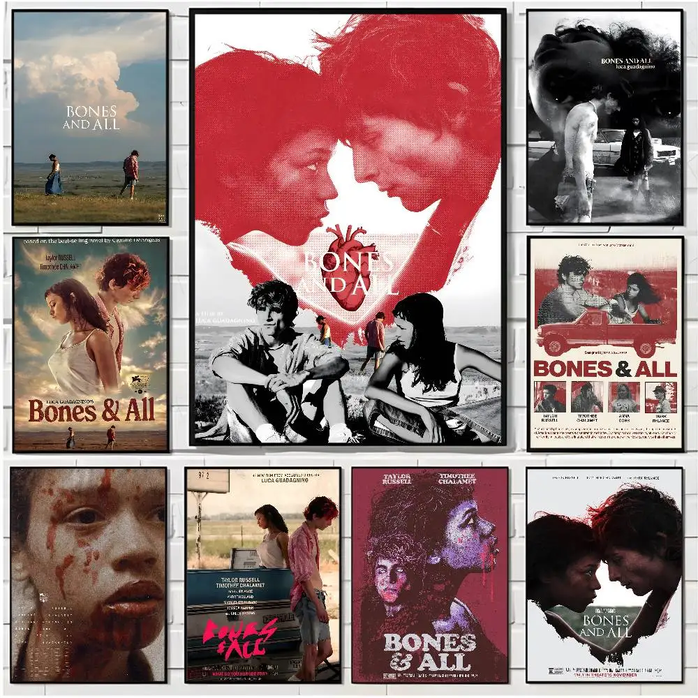 

New Movie B-Bones And All-S Film Poster HD art poster for home living room bar office decoration sticky, waterproof
